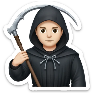JD Vance grim reaper sticker