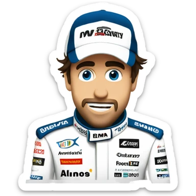 fernando alonso winning in 2005 sticker