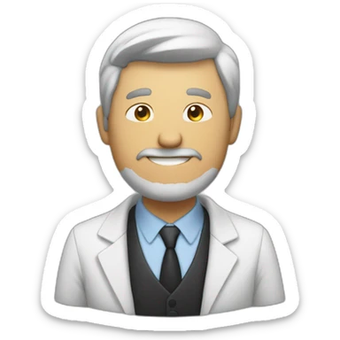 Un hombre diciendo ok sticker