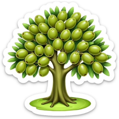 Árbol de aceitunas sticker