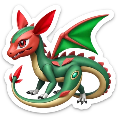 Meloetta-Guilmon-Rayquaza-Pokémon-Fakémon-creature sticker