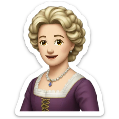 Elisabeth 1ere sticker