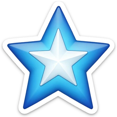 

> "Create a blue star-like emoji with smooth points and a white tick mark at the center, mimicking Instagram’s verification symbol."




---




 sticker