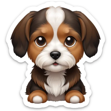 Dachshund and shih tzu mix  sticker