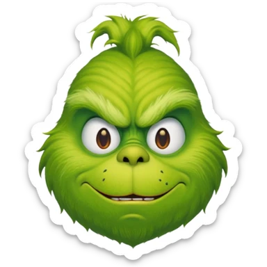 The grinch sticker