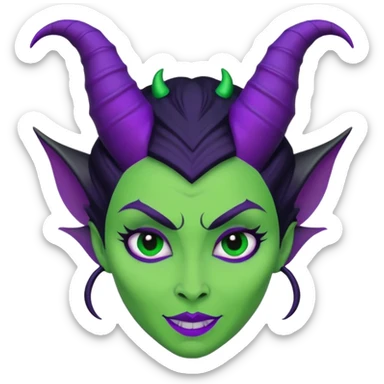maleficent As a Emoji that don’t already exists. sticker