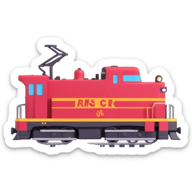 Pennsylvania railroad electric locomotive sticker