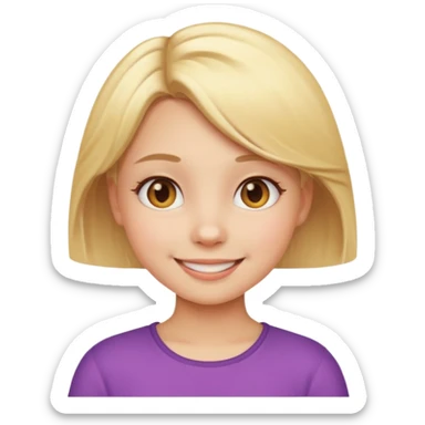 A baddie girl giving cute vibes but don't make it look like more of a human emoji more of a emoji sticker