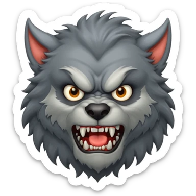 A Werewolf sticker