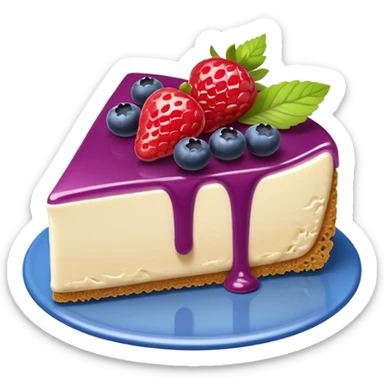 berry cheesecake sticker