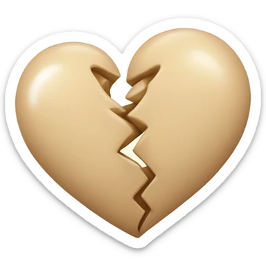 two beige heart similar to this: 💕 sticker