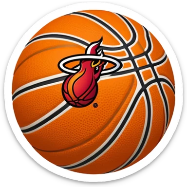 miami heat logo sticker
