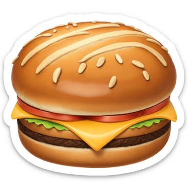 Slice of bun sticker