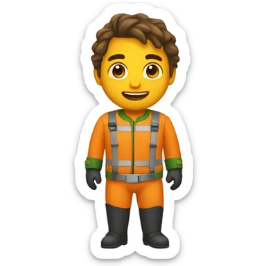 Trevo laranja  sticker