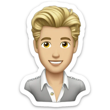 Austin Butler as Elvis Presley sticker