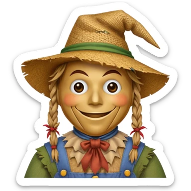 Scarecrow from the Wizard of Oz sticker