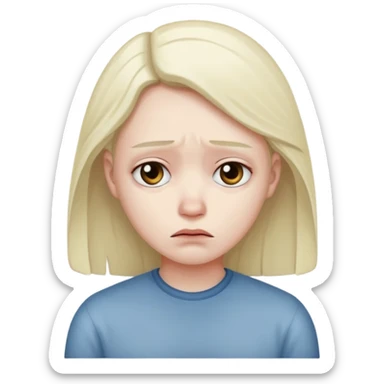 Con sueño triste sticker