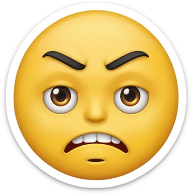 Disgust emoji sticker