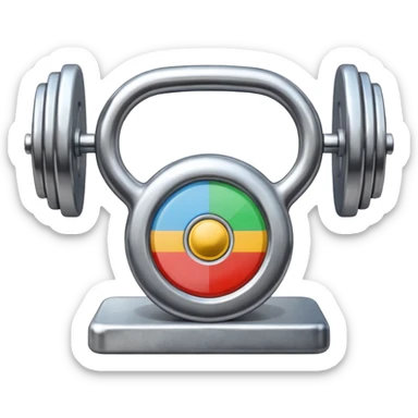 weight gym no human sticker