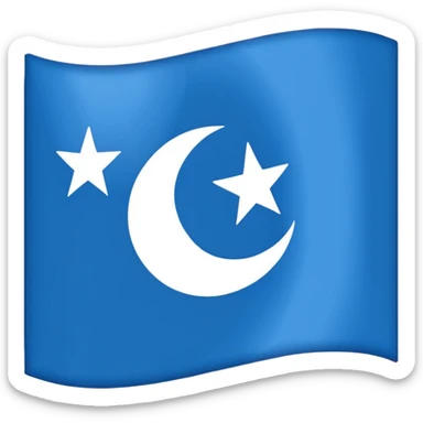 The flag of Awdal state in somalia sticker