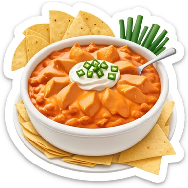 Buffalo chicken dip sticker