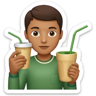 Mate 🧉 que diga querés 1 ? sticker