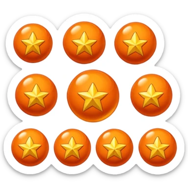 Las 7 esferas del dragón  sticker