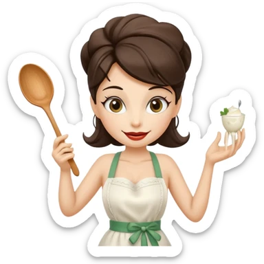 a sexy cup of ranch dressing, playful and flirty, anthropomorphic, with sultry eyes and a suggestive pose, fun and cheeky sticker