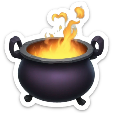 Witches caldron  sticker
