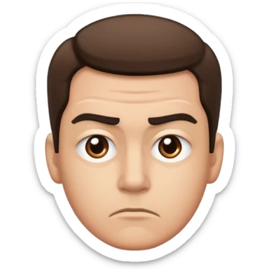 A suspicious side eye look sticker