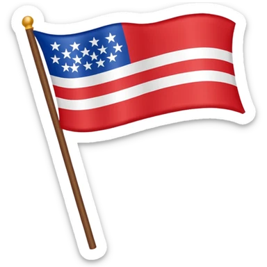 Juneteenth flag￼ sticker