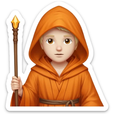 orange mage cane sticker