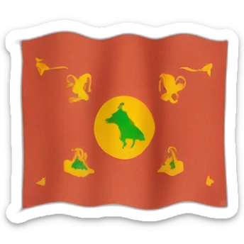 Flag berbère sticker