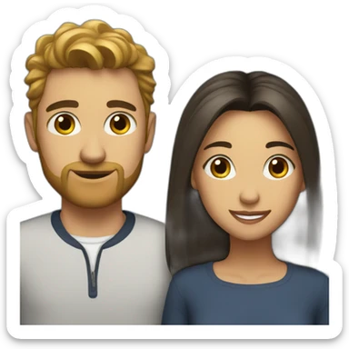 leyla and dan sticker