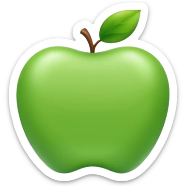 Create an Apple-style emoji that represents a stock/share, combining a clean upward-trending chart, a minimal financial symbol, and a confident growth vibe, using simple shapes, smooth gradients, and the polished Apple emoji aesthetic. sticker