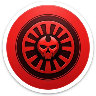i want a red sith empire . roblox clan based imagine were the logo is a red cirlce with differet desings in it sticker