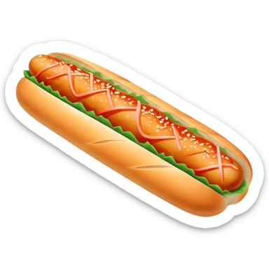 kimch baguette sticker