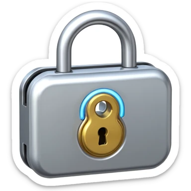 Generate a lock that opens and closes sticker
