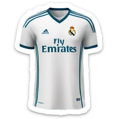  A Real Madrid jersey sticker