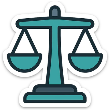 Change the logo to a teal and charcoal color scheme, maintaining a modern and clean legal consulting logo style. sticker