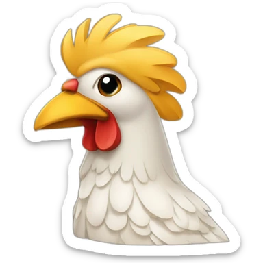 chuleta de pollo sticker