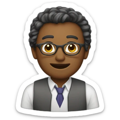 storyteller, librarian and host sticker