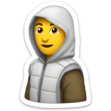 Un musulman avec un cagoule de praquer sticker