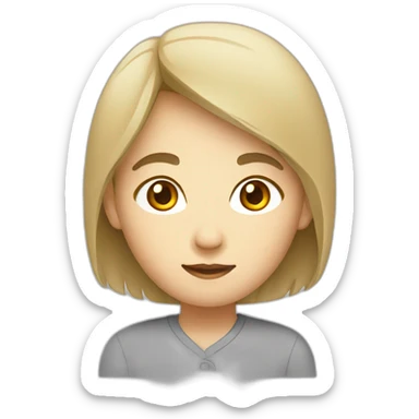 Asian female and English male sticker