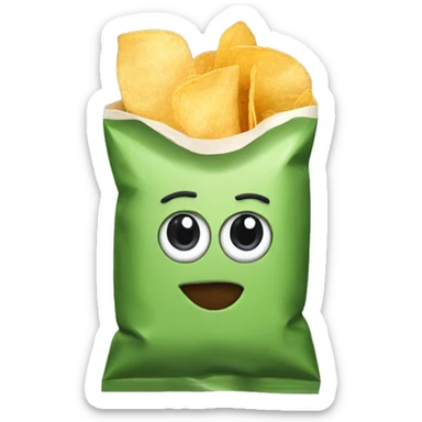 chip with guacamole sticker