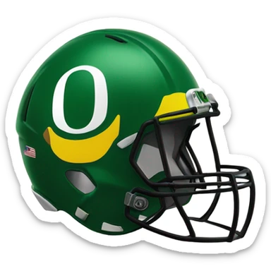 University of Oregon Ducks football helmet  sticker