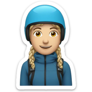 ski instructor sticker