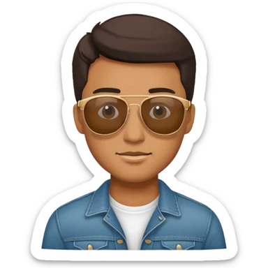 Aw heck nah dude with sunglasses sticker