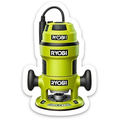 ONE+ 18V Cordless Compact Fixed Base Router RYOBI  sticker