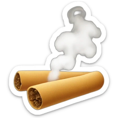 Joint avec de la fumée sticker